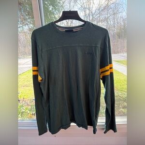 Superdry Athletics Men’s Size L Green Long Sleeve Shirt